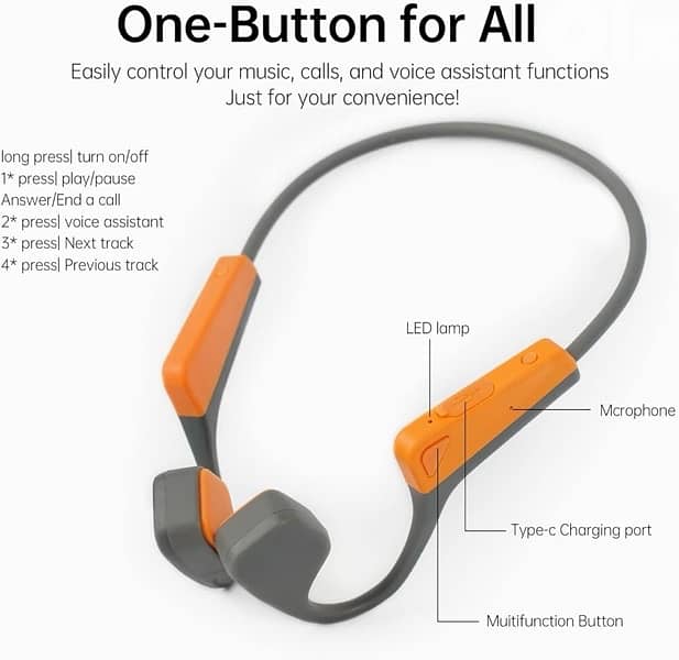 Wopow B27 Bone Conduction Sports Headphones 3