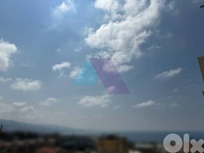 180m2 duplex apartment+terrace+sea view 4rent in Aamchit -شقة في عمشيت