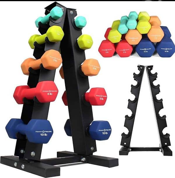 Dumbbell Rack Geo Gym Equipment معدات رياضية متنوعة 0