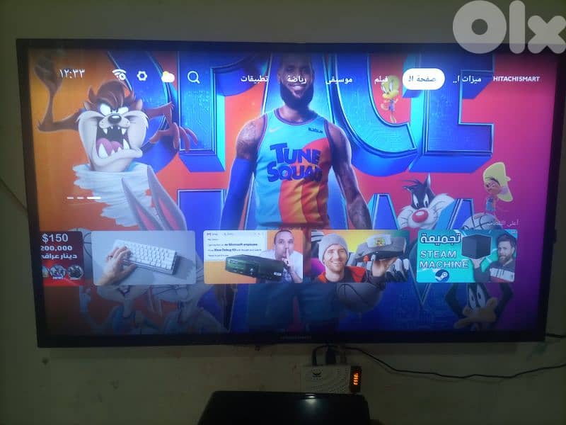 تلفزيون HITACHISMART مستعمل اسبوع واحد فقط 1