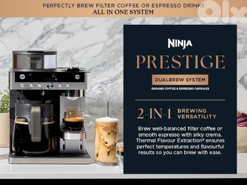 Ninja Prestige 2-in-1 Filter Coffee and Pod Capsule Machine 2