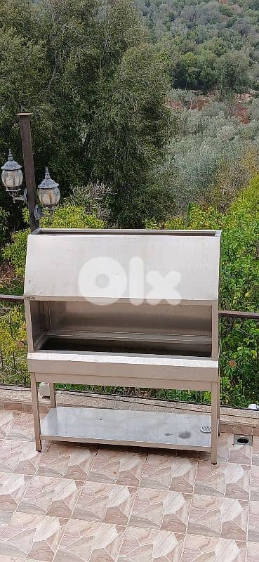 stainless steel barbecue