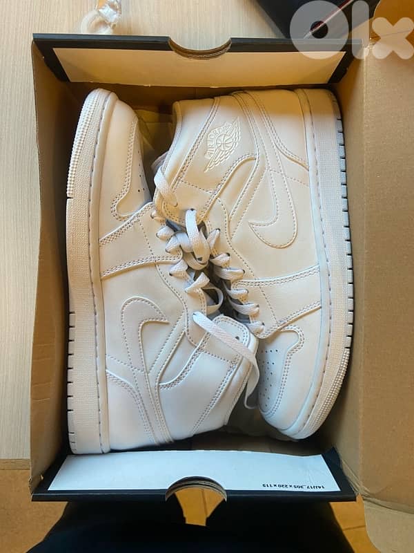 New Original jordan 1 triple white 42.5 1
