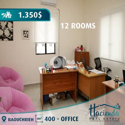Huge Office For Rent In Baouchrieh