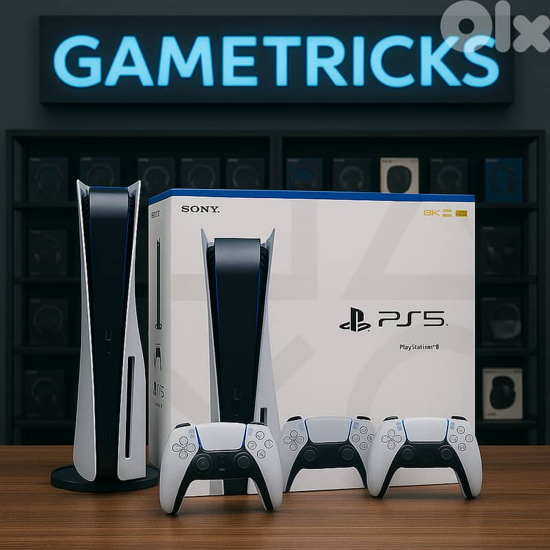 Playstation Slim 1TB with two joysticks 0