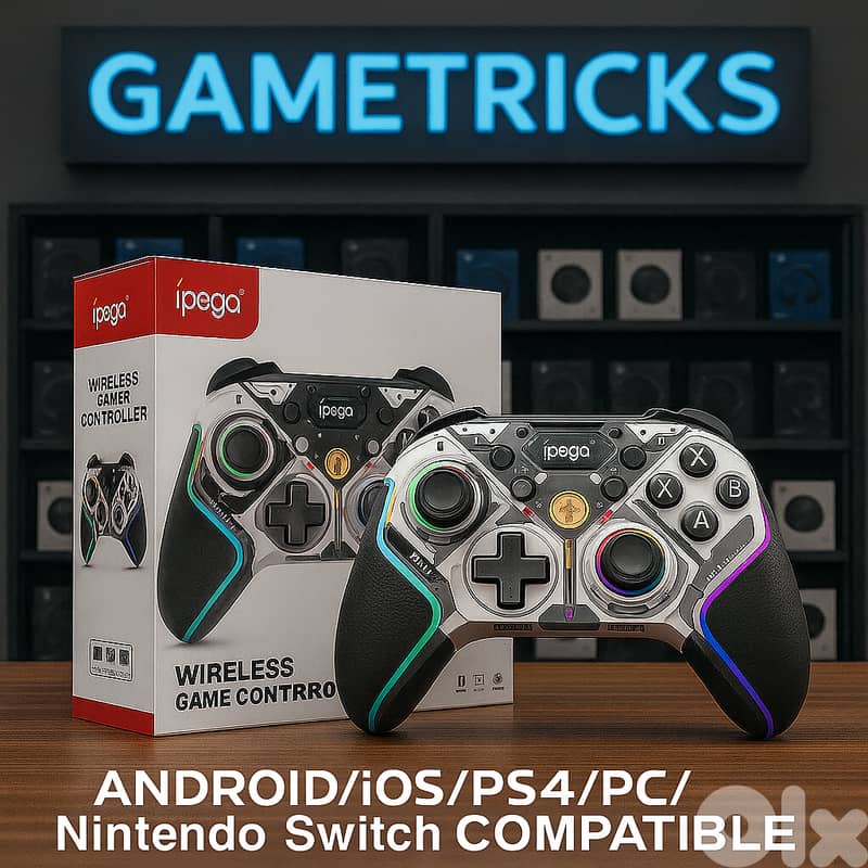 iPega PG-9666H Wireless Gaming Controller RGB Andoird PS4 Nintendo 0