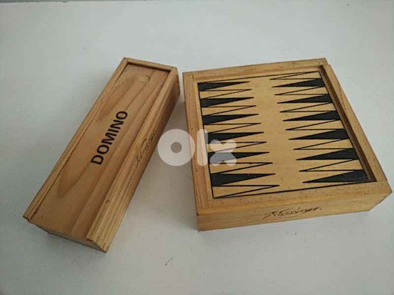 Vintage wooden multi board games - Not Negotiable 0