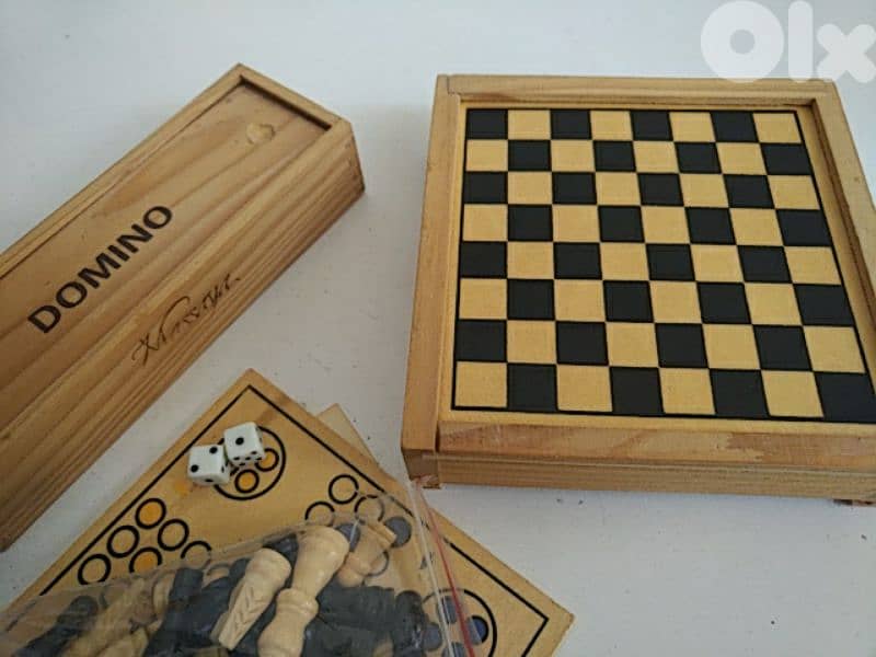 Vintage wooden multi board games - Not Negotiable 1