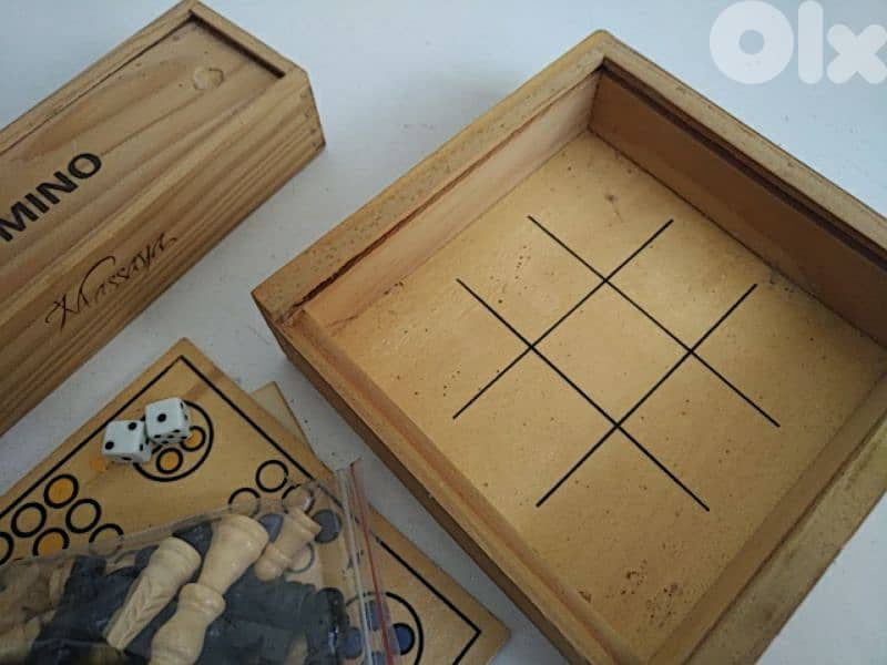 Vintage wooden multi board games - Not Negotiable 3