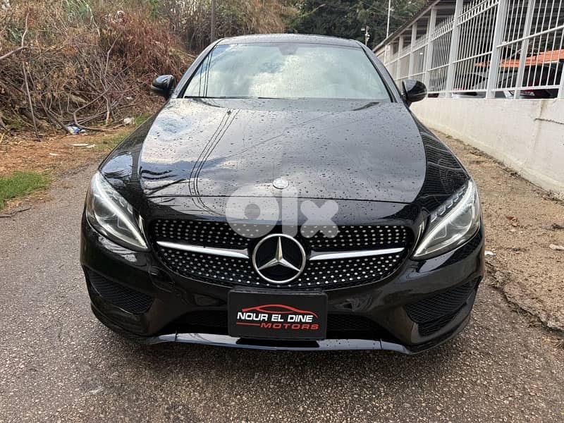 Mercedes-Benz C 300 Coupe look AMG  model 2017 clean carfax !!! 0