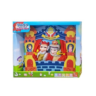 Wooden Theatre Puppet Show For Kids - مسرح عرض الدمى الخشبي للأطفال