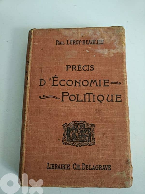 Very old book Precis d'économie politique - Not Negotiable 0