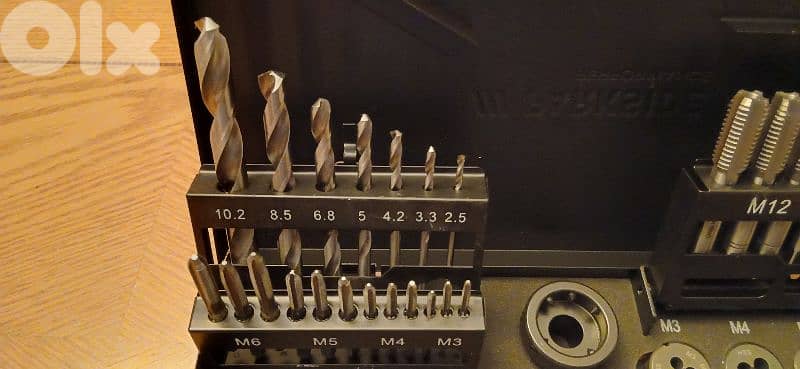 Parkside 40-piece metric tap and die set. 5