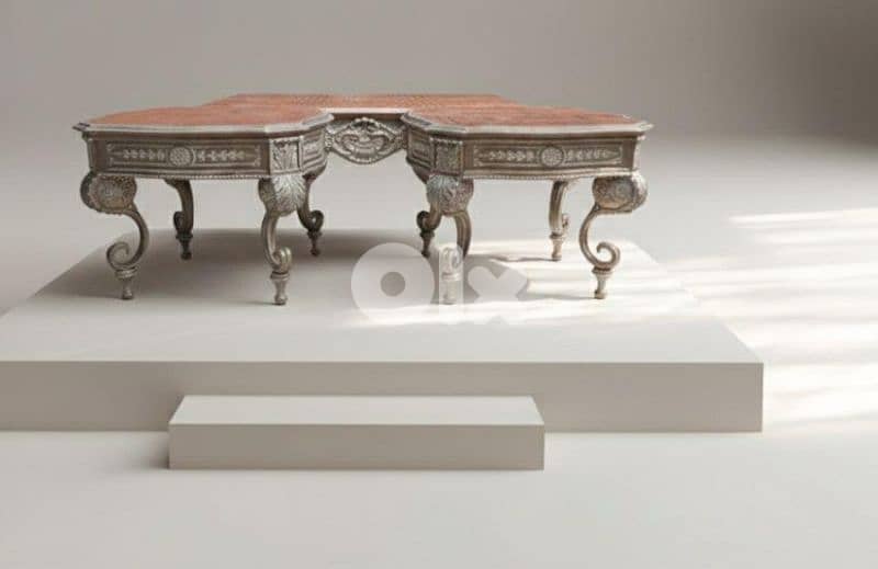 set of 3 table salon luxury english طقم ٣ قطع طاولات انتيك انجليزي 1