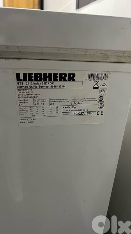 LG Fridge & Liebherr Freezer 5