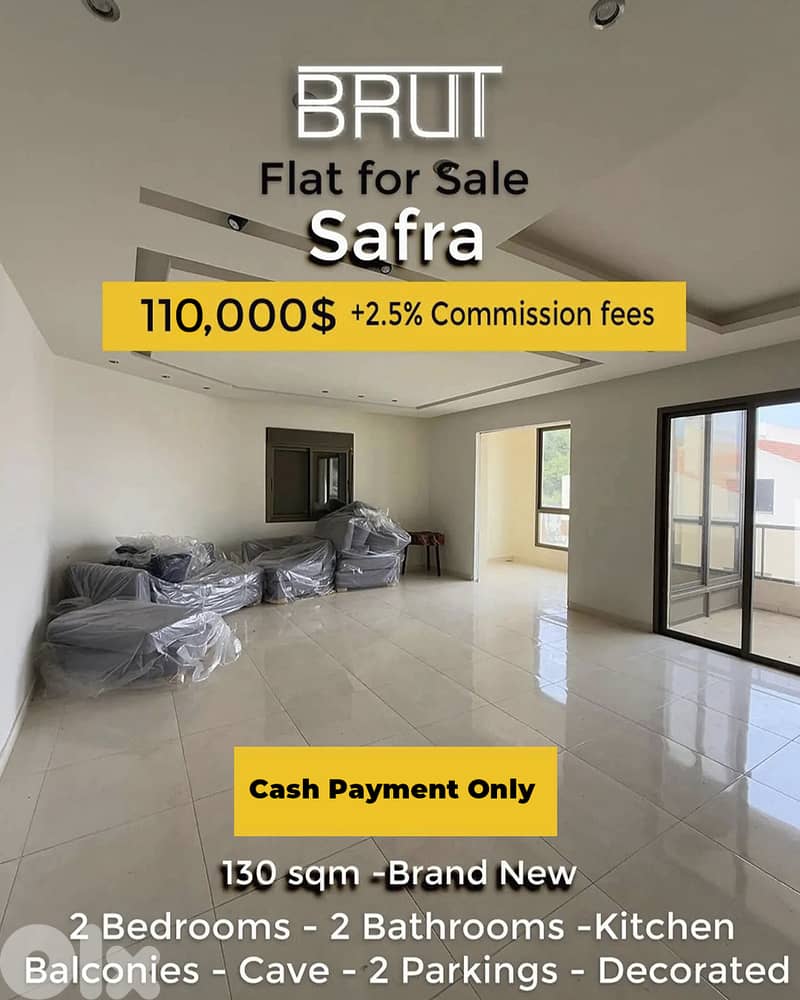 Apartment for sale in Safra Keserwan ! Cash only 0