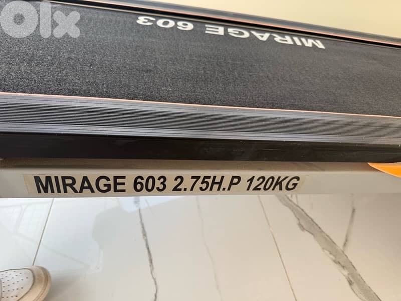 Treadmill 2.75H. P 120kg 0