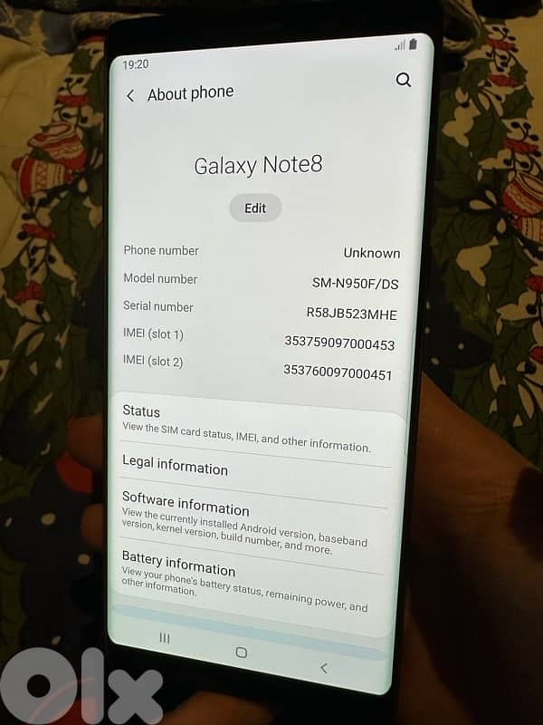 samsung note 8 5