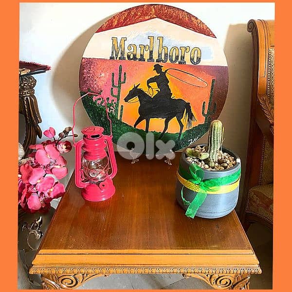 Marlboro cowboy painting 1