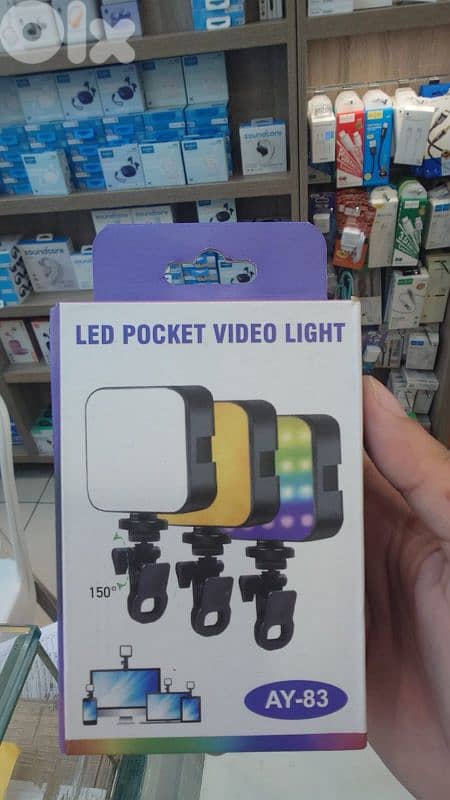 Ay-83 Led pocket video light 0