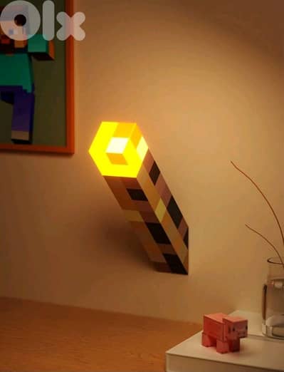 Minecraft Real Life Torche Lamp Very Big