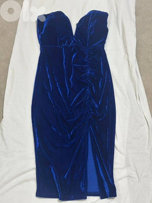 blue velvet dress 1