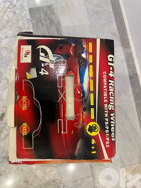 GT-4 Racing Wheel for PlayStation consoles 2