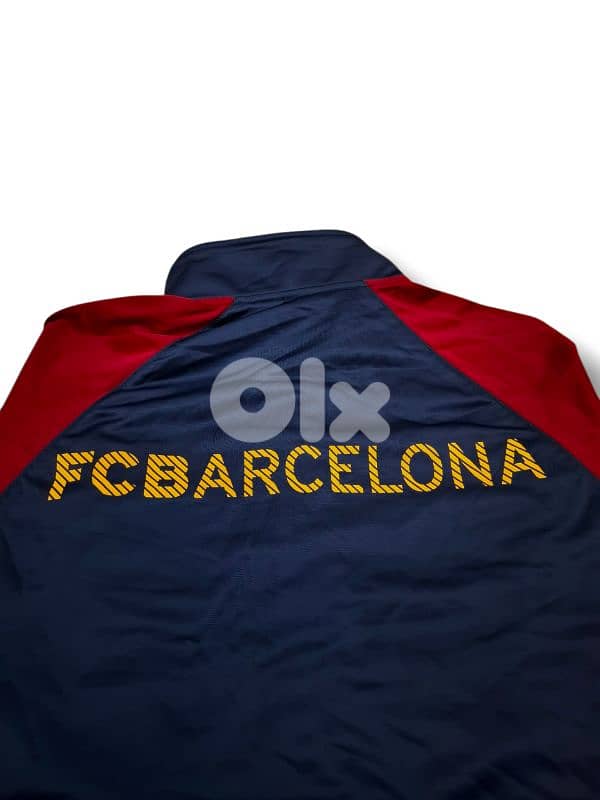 vintage fc barcelona official full zip jacket 1