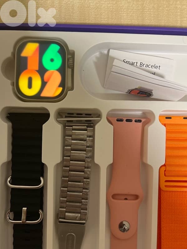 smartwatch (apple,android,techno…) with 7 bands 2