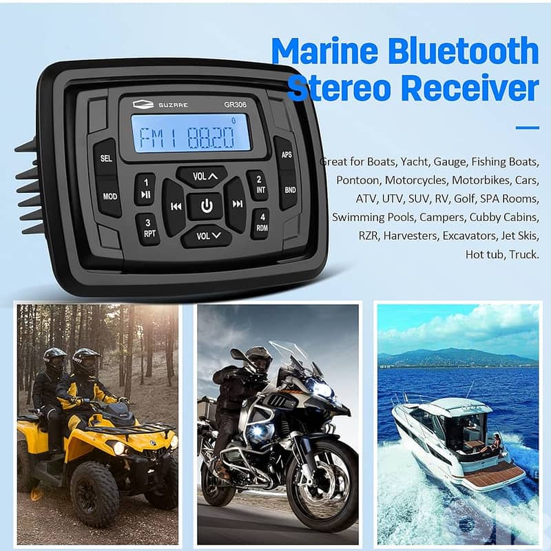 marine radio and speakers 0
