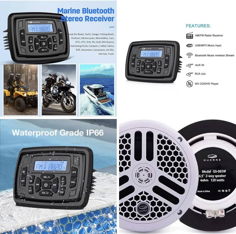 marine radio and speakers 4