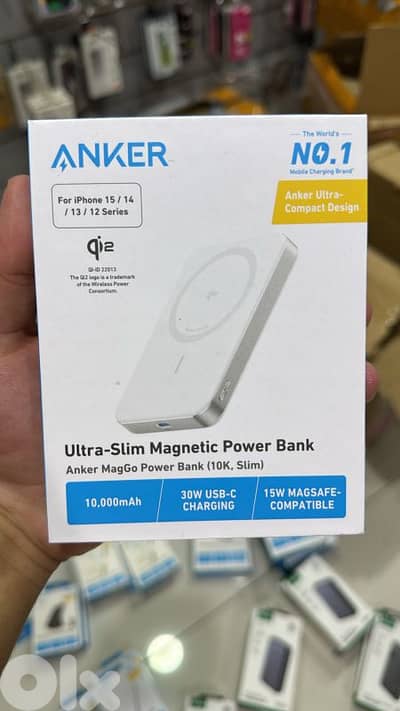Anker MagGo Power Bank (10k,Ultra slim) white