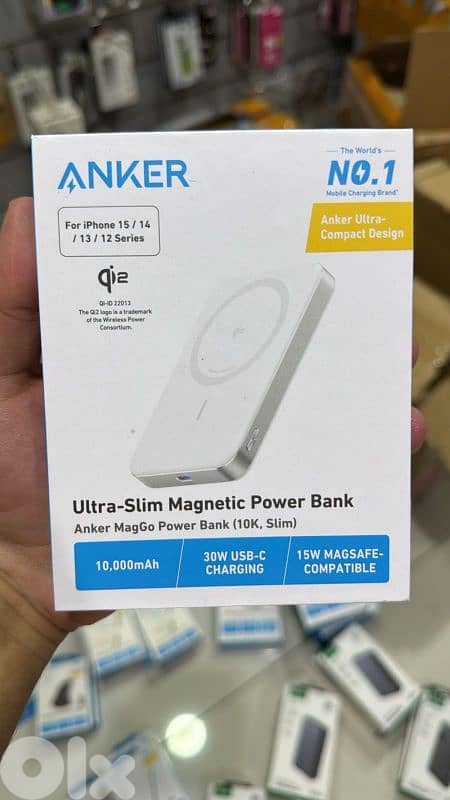 Anker MagGo Power Bank (10k,Ultra slim) white 0
