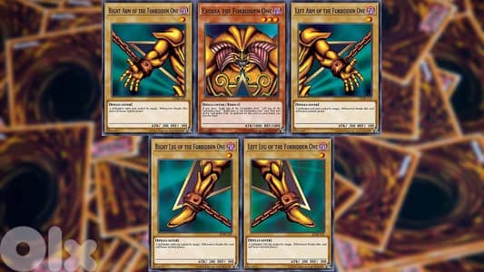 Exodia All 5 pcs imported