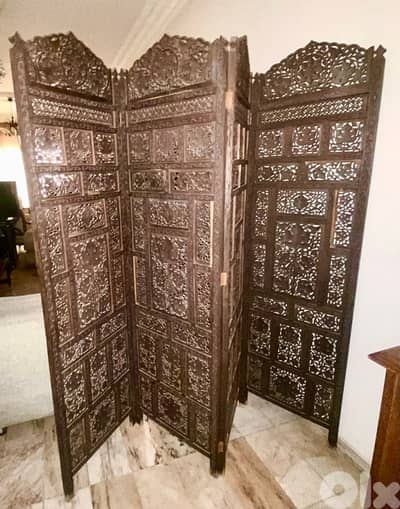Antique Moroccan Style Screen