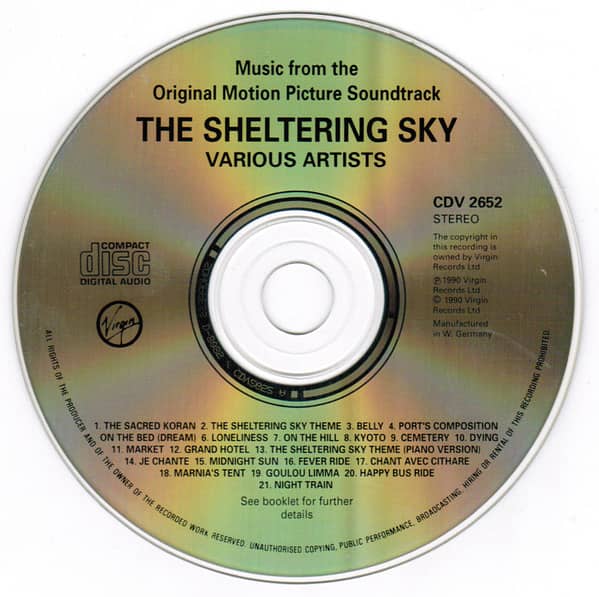 The Sheltering Sky ( RARE CD ) 2