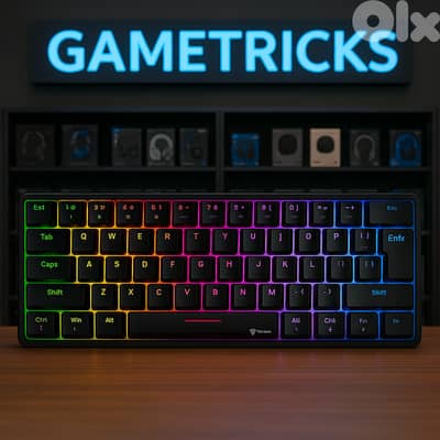 MeeTion MK005BT Dual Mode Wired/Bluetooth 60% Gaming Mechanical Keys