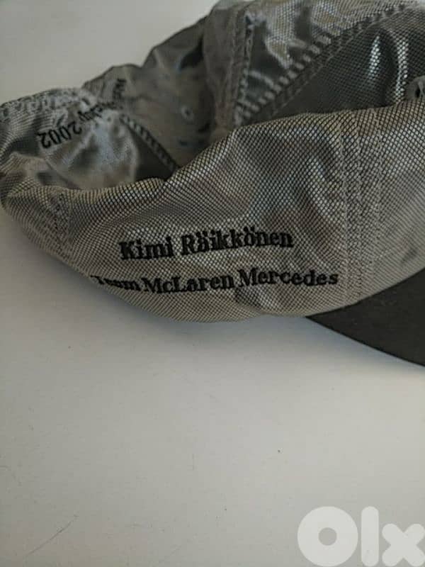 Authentic Team Mclaren Mercedes Kimi Raikkonen's cap -​Not Negotiable 1
