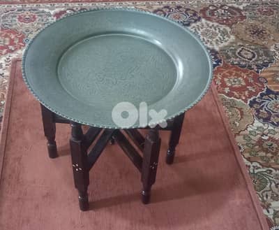 Handcrafted Oriental Folding Wooden Stand