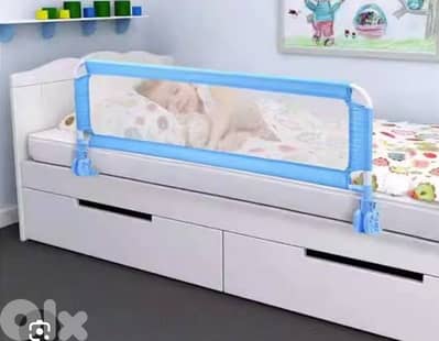 kids bed protection rail . ,, حاجز حماية لتخت  طفل