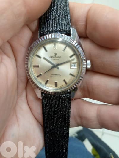 rare Vintage Swiss watch 17 jewels works perfectly