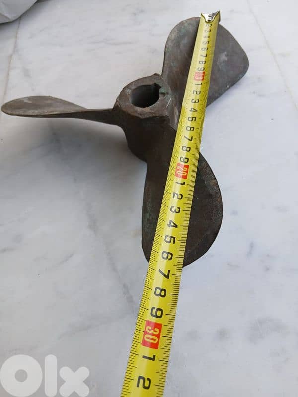 مروحة سفينة نحاس قديمة 2