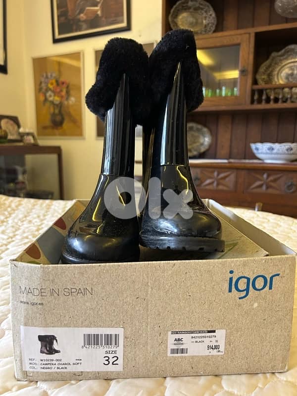 Rainboot Black IGOR size 32 0