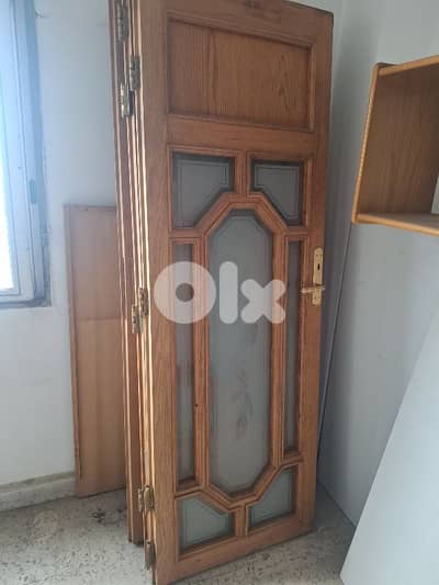 oak doors for salon and kitchen