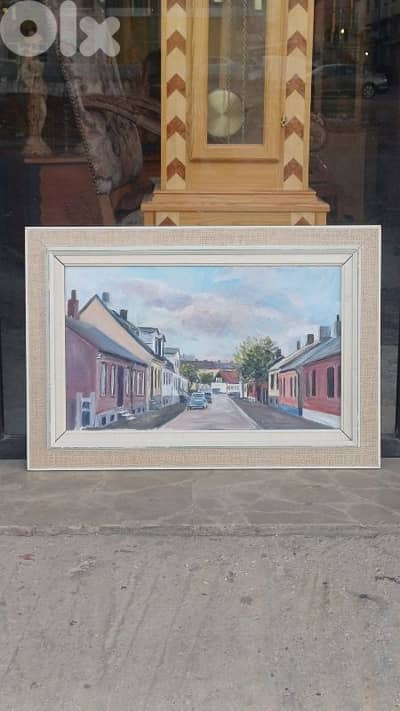 لوحة رسم زيتي اوروبية