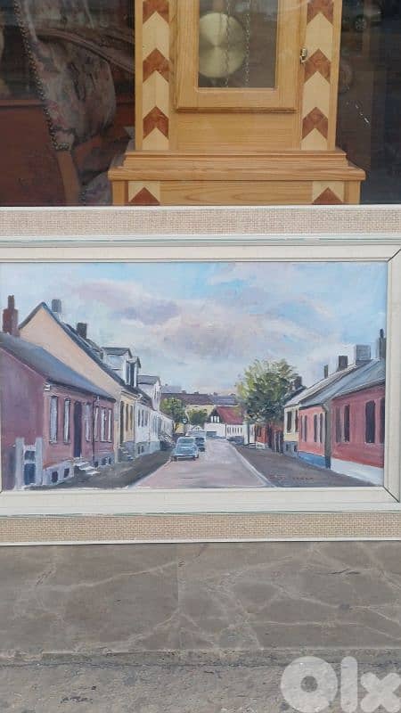 لوحة رسم زيتي اوروبية 2