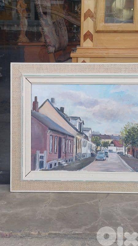 لوحة رسم زيتي اوروبية 4