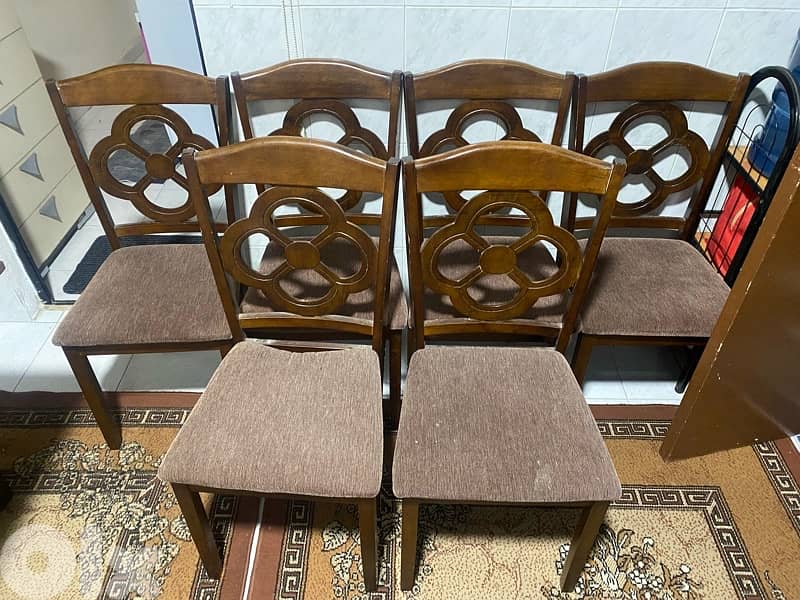 كراسي سفرة عدد ٦ 0