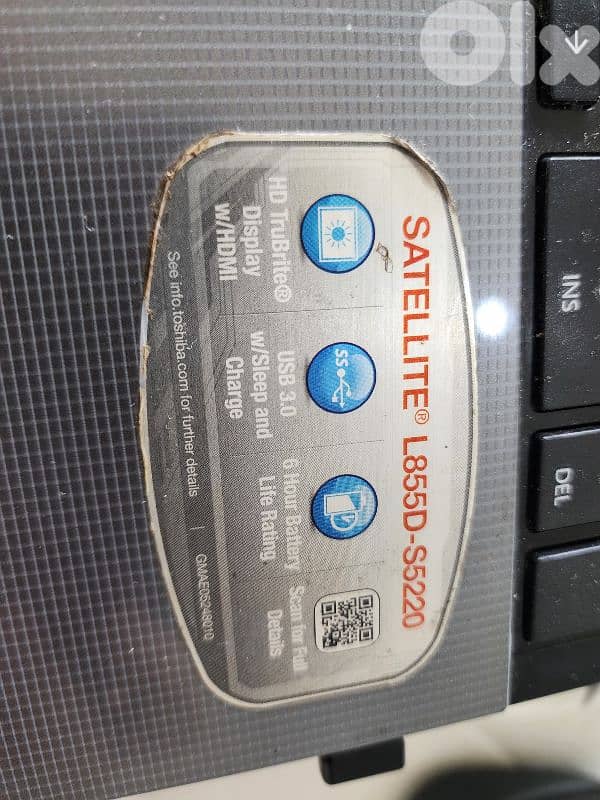 laptop tochiba  50$ 4