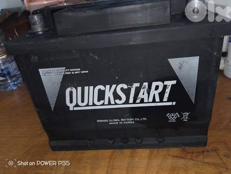 بطارية سيارة كورية الصنع مستعملة 1